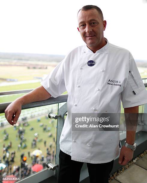 Steve Golding, chef at Ascot racecourse on February 14, 2015 in Ascot, England.