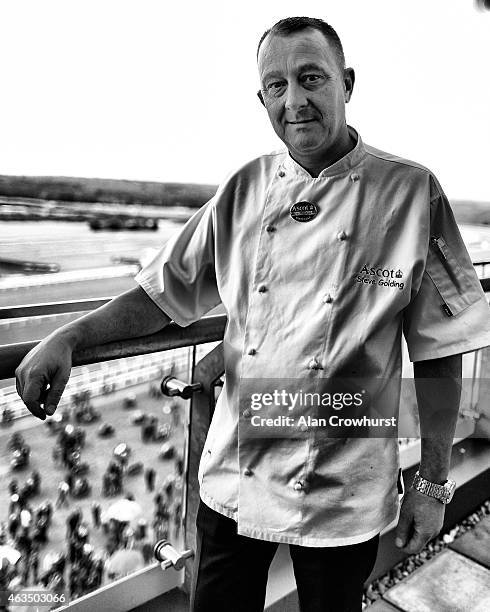 Steve Golding, chef at Ascot racecourse on February 14, 2015 in Ascot, England.