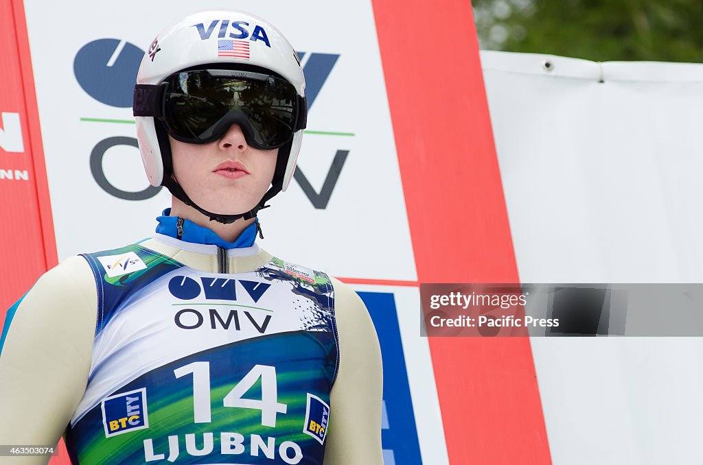 Abby Hughes at the Ljubno FIS World Cup Ladies Ski Jumping. News Photo ...