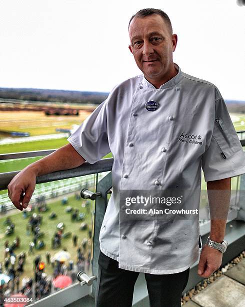 Steve Golding, chef at Ascot racecourse on February 14, 2015 in Ascot, England.