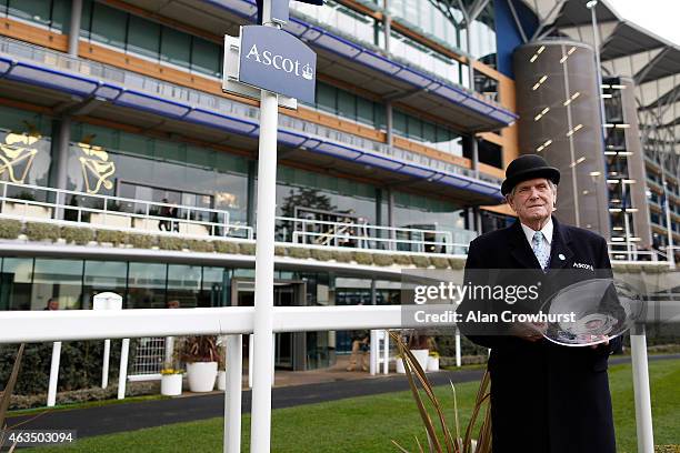 George Ridley, steward at Ascot racecourse on February 14, 2015 in Ascot, England.