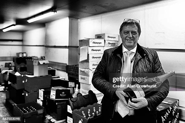 Ian Randall, head of cellar at Ascot racecourse on February 14, 2015 in Ascot, England.