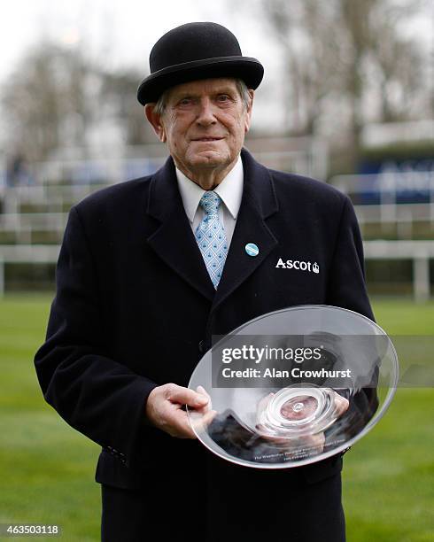 George Ridley, steward at Ascot racecourse on February 14, 2015 in Ascot, England.