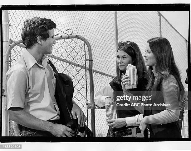 The Commitment" - Airdate: October 2, 1972. L-R: MICHAEL ONTKEAN;KATE JACKSON;DARLEEN CARR