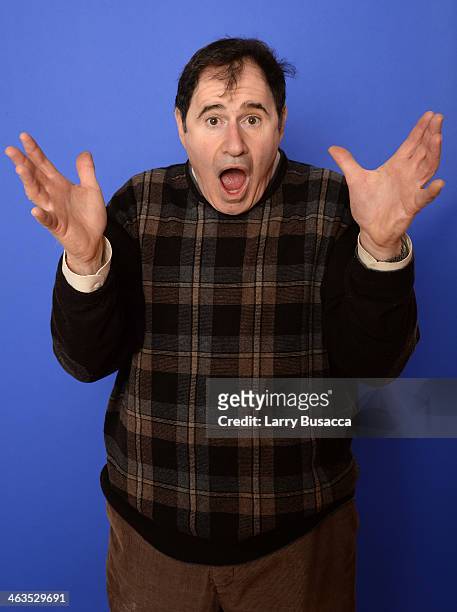 Actor Richard Kind poses for a portrait during the 2014 Sundance Film Festival at the Getty Images Portrait Studio at the Village At The Lift...