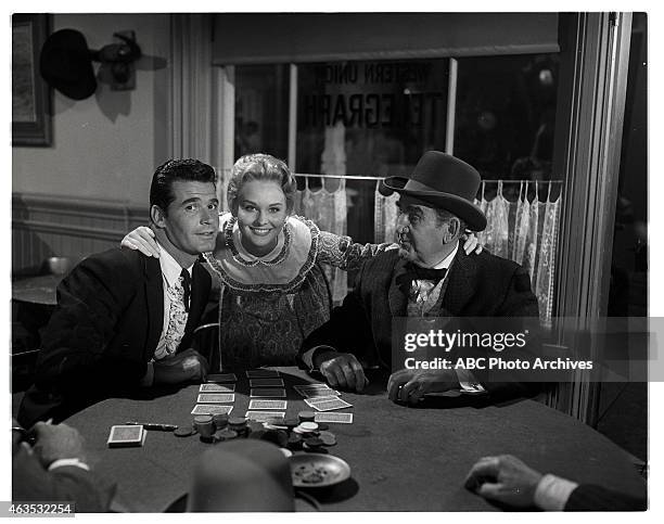 Fellow's Brother" - Airdate: November 22, 1959. L-R: JAMES GARNER;DIANE MCBAIN;TOM KENNEDY