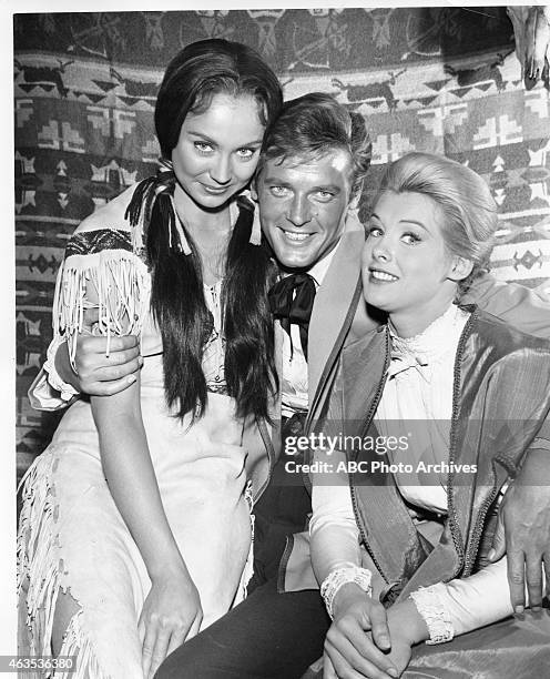 Thunder from the North" - Airdate: November 13, 1960. L-R: ANDRA MARTIN;ROGER MOORE;JANET LAKE