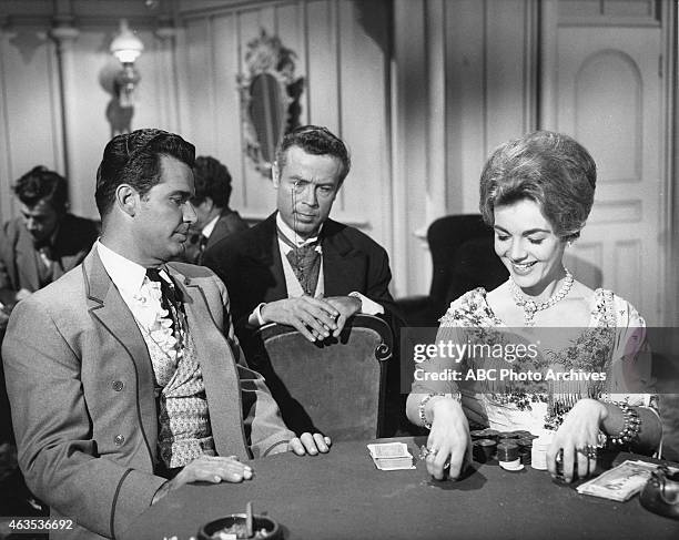 The Resurrection of Joe November" - Airdate: February 28, 1960. L-R: JAMES GARNER;CHARLES MAXWELL;JOANNA BARNES