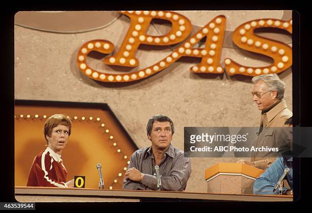 Show Coverage - Shoot Date: July 8, 1974. L-R: CAROL BURNETT;ROCK HUDSON;ALLEN LUDDEN;LYLE WAGGONER