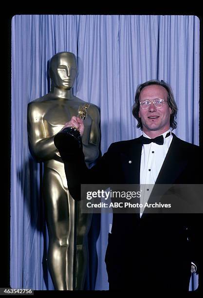 58th ACADEMY AWARDS - Airdate: March 24, 1986. WILLIAM HURT, WINNER BEST ACTOR FOR 'KISS OF THE SPIDER WOMAN'