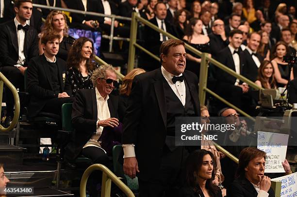 Pictured: John Goodman during the Audience Q&A skit on February 15, 2015 --
