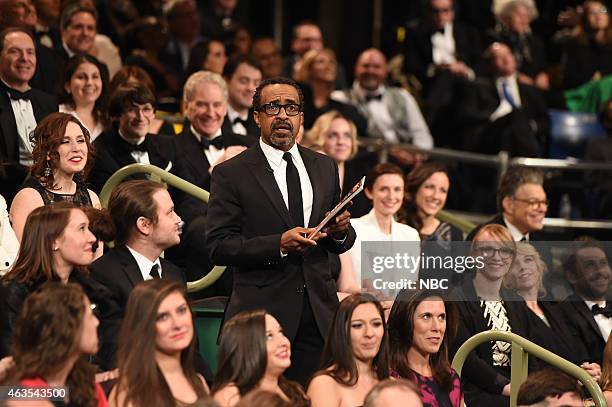 Pictured: Tim Meadows during the Audience Q&A skit on February 15, 2015 --