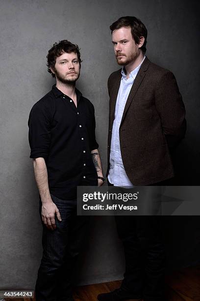 Cinematographer Ben Richardson and filmmaker Joe Swanberg pose for a portrait during the 2014 Sundance Film Festival at the WireImage Portrait Studio...