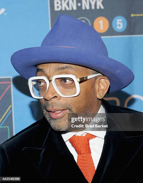 Spike Lee attends The 64th NBA All-Star Game 2015 on February 15, 2015 in New York City.