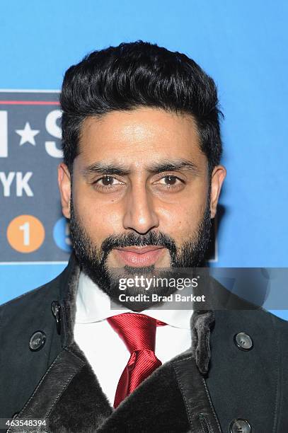 Abhishek Bachchan attends The 64th NBA All-Star Game 2015 on February 15, 2015 in New York City.