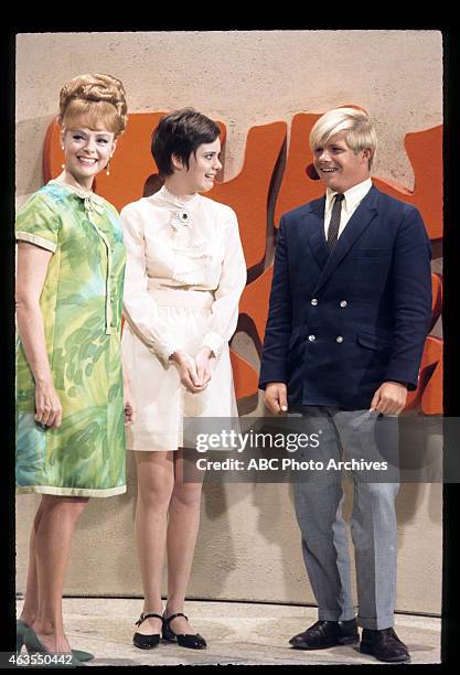 Show Coverage - Airdate: April 30, 1968. JUNE LOCKHART AND DAUGHTER ANNE LOCKHART AND CONTESTANT