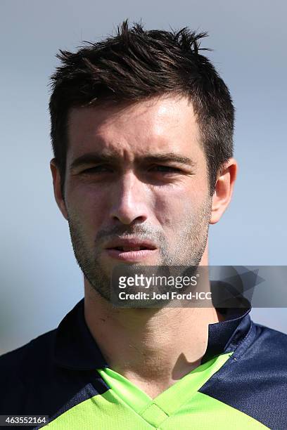 Andrew Balbirnie of Ireland during the 2015 ICC Cricket World Cup match between the West Indies and Ireland at Saxton Field on February 16, 2015 in...