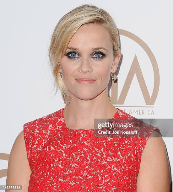 Actress Reese Witherspoon arrives at the 26th Annual PGA Awards at the Hyatt Regency Century Plaza on January 24, 2015 in Los Angeles, California.