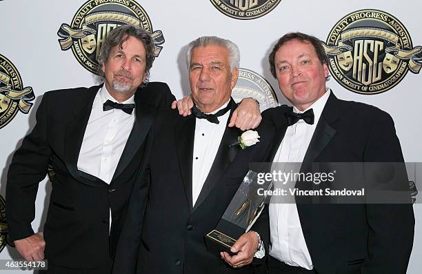 Cinematographer Matthew F. Leonetti , Peter Farrelly and Bobby Farrelly attend the American Society of Cinematographers 29th Annual Outstanding...