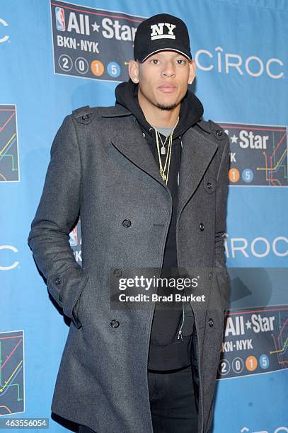 Isaiah Austin attends The 64th NBA All-Star Game 2015 on February 15, 2015 in New York City.