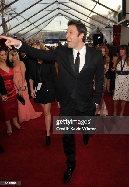 Actor-director Ben Affleck attends 20th Annual Screen Actors Guild Awards at The Shrine Auditorium on January 18, 2014 in Los Angeles, California.