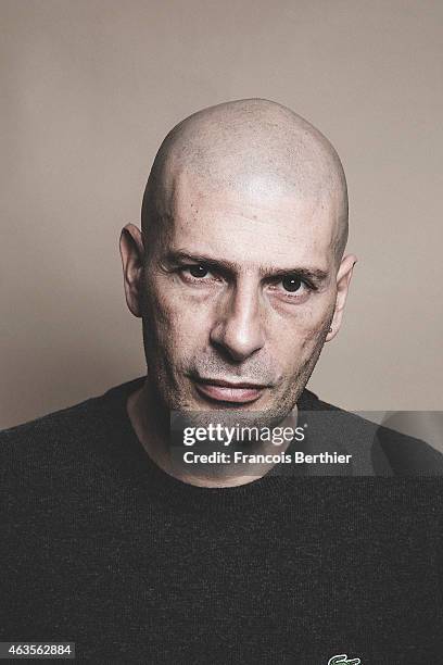 Musician Akhenaton is photographed for Self Assignment on December 16, 2014 in Paris, France.