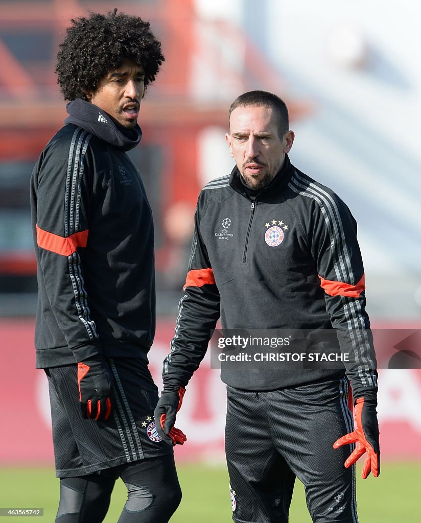 FBL-EUR-UKR-GER-SHAKTAR DONETSK-BAYERN MUNICH-TRAINING