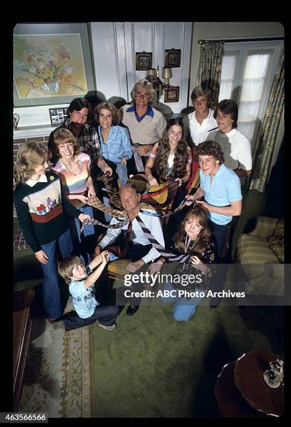 Father's Day On-Set Gallery with Cast and Van Patten's Sons - Shoot Date: May 12, 1977. CLOCKWISE : ADAM RICH;DIANNE KAY;LAURIE WALTERS;GRANT...