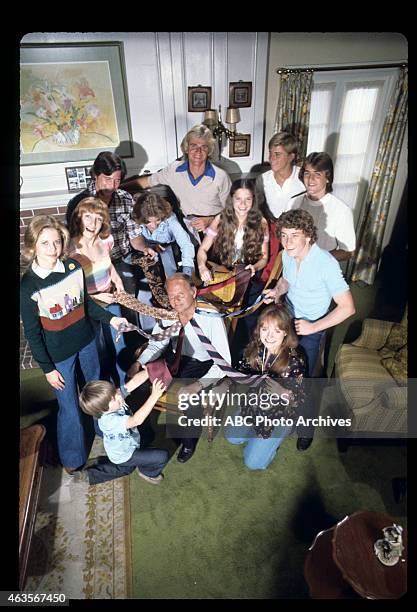 Father's Day On-Set Gallery with Cast and Van Patten's Sons - Shoot Date: May 12, 1977. CLOCKWISE : ADAM RICH;DIANNE KAY;LAURIE WALTERS;GRANT...