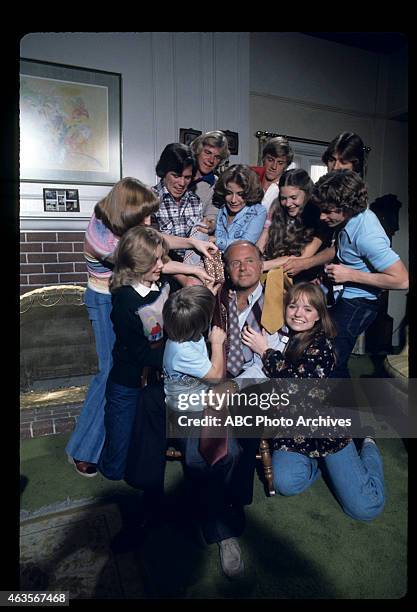 Father's Day On-Set Gallery with Cast and Van Patten's Sons - Shoot Date: May 12, 1977. CLOCKWISE : ADAM RICH;DIANNE KAY;LAURIE WALTERS;GRANT...