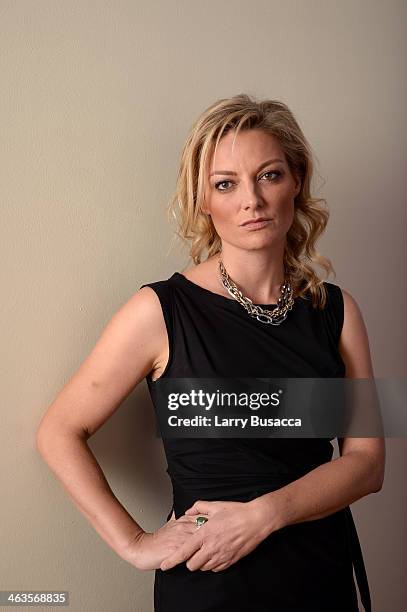Filmmaker Lucy Walker poses for a portrait during the 2014 Sundance Film Festival at the WireImage Portrait Studio at the Village At The Lift...