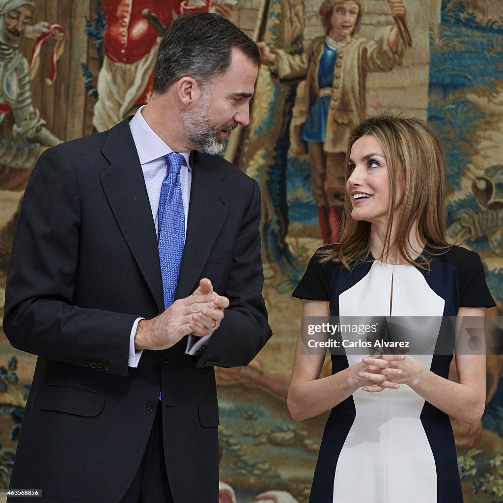 Spanish Royals Attend 'National Culture Awards' 2015