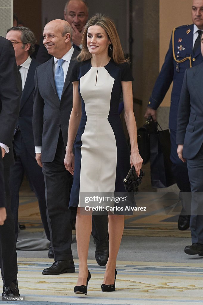 Spanish Royals Attend 'National Culture Awards' 2015