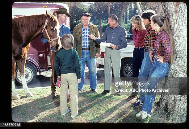 David's Rib" - Airdate: January 28, 1981. L-R: EXTRA;ADAM RICH;EXTRA;DICK VAN PATTEN;DIANNE KAY;RALPH MACCHIO;CONNIE NEWTON NEEDHAM