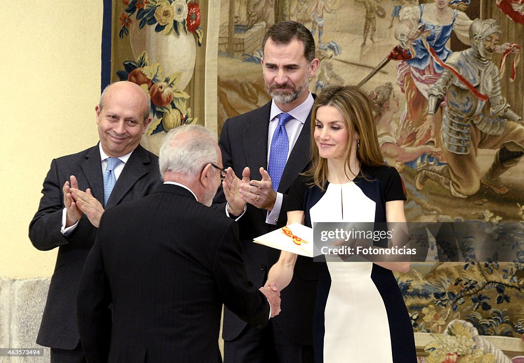 Spanish Royals Attend 'National Culture Awards' 2015