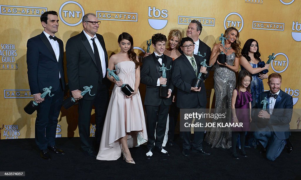 US-ENTERTAINMENT-SAG AWARDS-PRESS ROOM