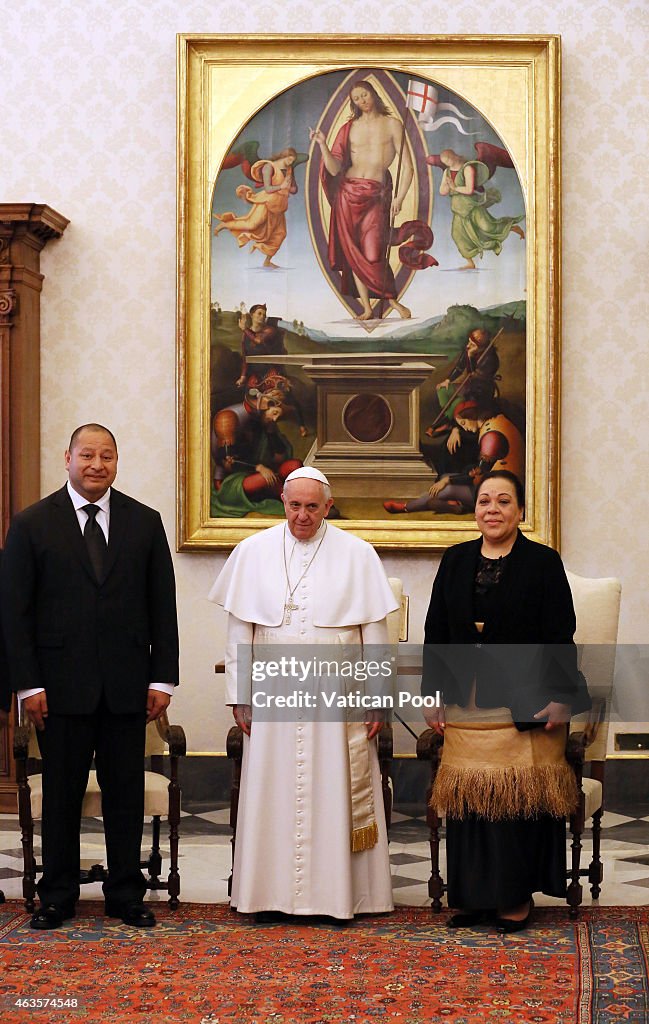Pope Meets King of Tonga Tipou VI