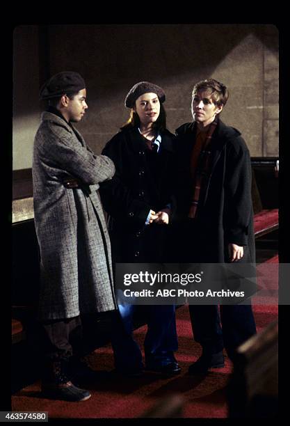 So-Called Angels" - Airdate: December 22, 1994. L-R: WILSON CRUZ;CLAIRE DANES;BESS ARMSTRONG