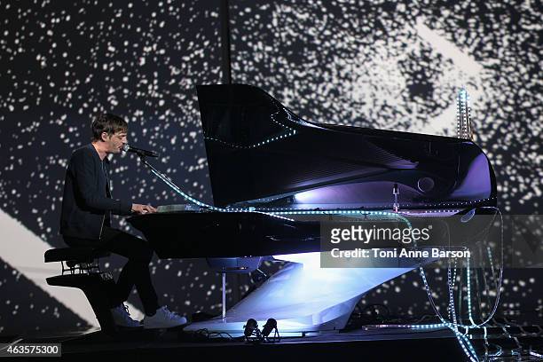 Clement Daquin aka ALB performs during Les Victoires De La Musique at Le Zenith on February 13, 2015 in Paris, France.