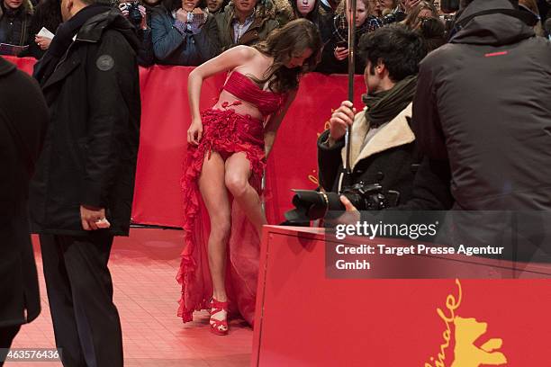 Ruby O Fee attends the Closing Ceremony of the 65th Berlinale International Film Festival at Berlinale Palace on February 14, 2015 in Berlin, Germany.