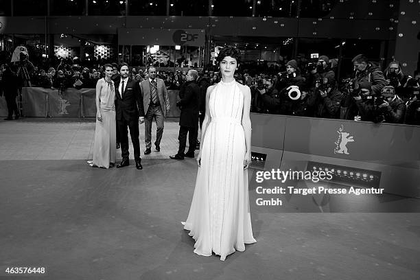 Audrey Tautou attends the Closing Ceremony of the 65th Berlinale International Film Festival at Berlinale Palace on February 14, 2015 in Berlin,...