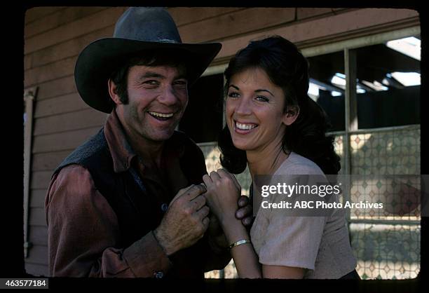 The Ballad of Redwing Jail" Behind-the-Scenes Coverage - Airdate: September 29, 1975. WILLIAM SHATNER AND WIFE MARCY LAFFERTY