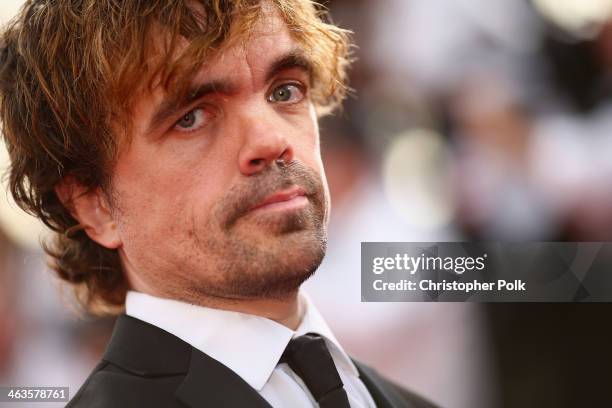 Actor Peter Dinklage attends 20th Annual Screen Actors Guild Awards at The Shrine Auditorium on January 18, 2014 in Los Angeles, California.