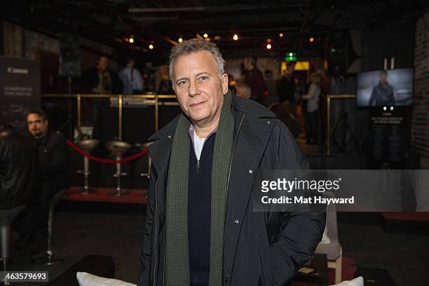 Actor Paul Reiser poses at the Canon Craft Services lounge during the Sundance Film Festival on January 18, 2014 in Park City, Utah.