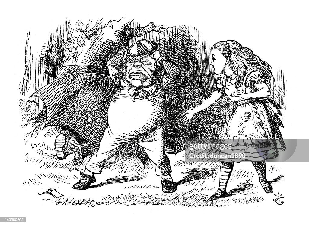 Alice through the looking glass - Tweedledum