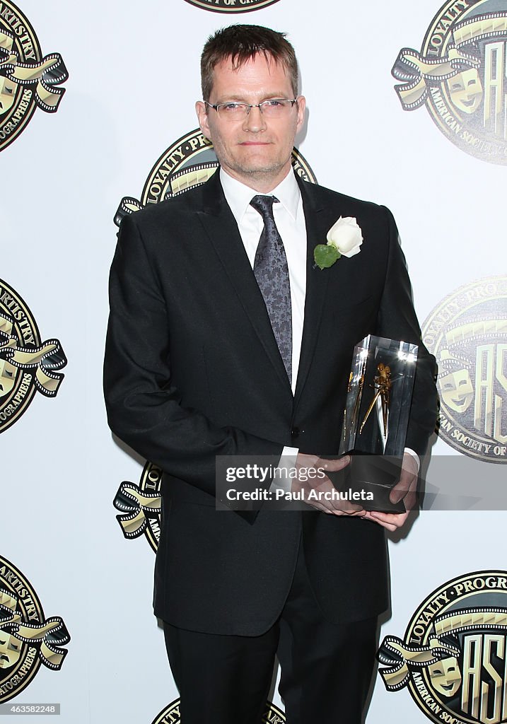 Jonathan R Freeman Cinematographer Jonathan Freeman attends the American Society Of ...