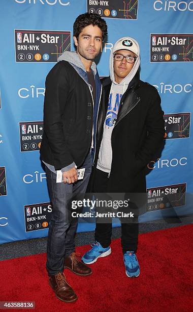 Adrian Grenier attends NBA All-Star Saturday Night Powered By CIROC Vodka at Barclays Center on February 14, 2015 in New York City.