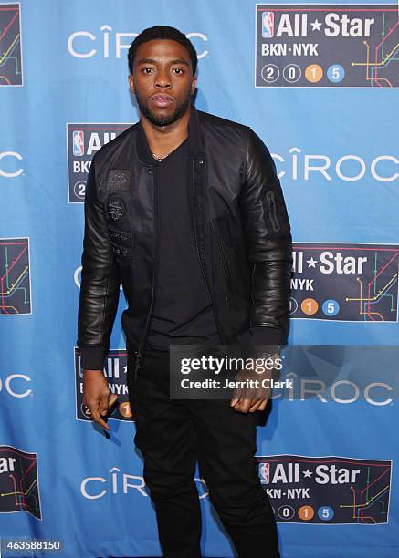 Chadwick Boseman attends NBA All-Star Saturday Night Powered By CIROC Vodka at Barclays Center on February 14, 2015 in New York City.