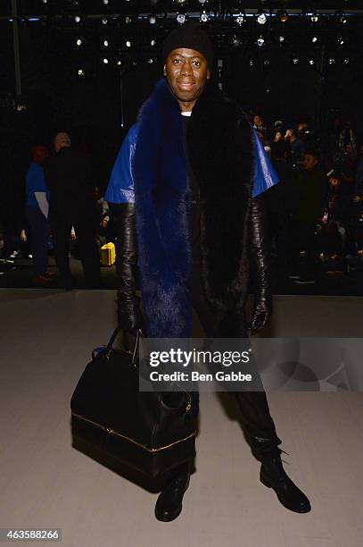 Alexander attends the Taoray Wang fashion show during Mercedes-Benz Fashion Week Fall 2015 at The Salon at Lincoln Center on February 16, 2015 in New...