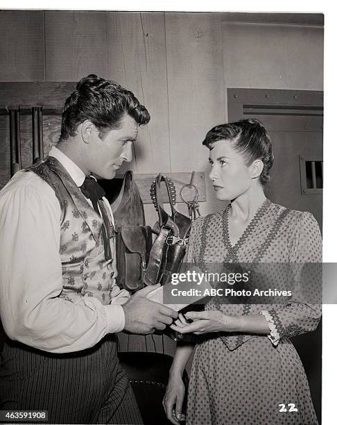 Women Trouble" - Airdate: December 17, 1957. HUGH O'BRIAN;NANCY HADLEY